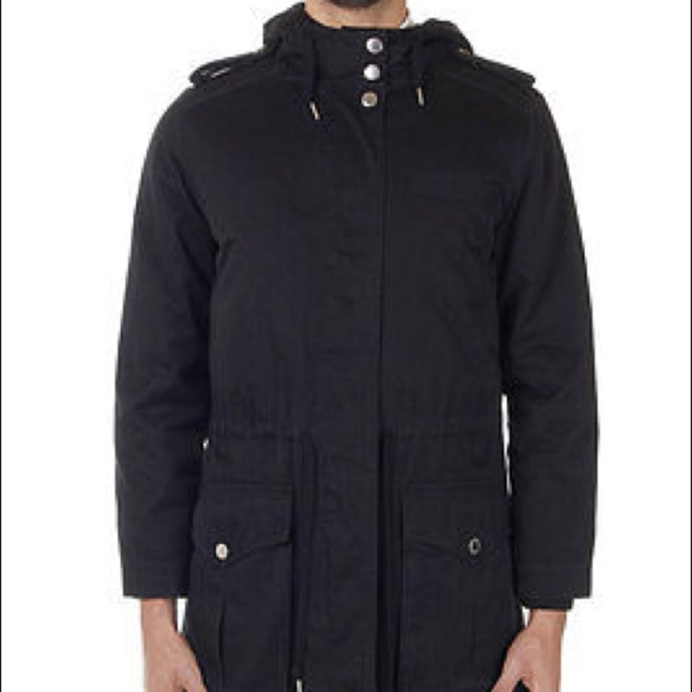 Marc Jacobs Black Cotton Hooded Jacket